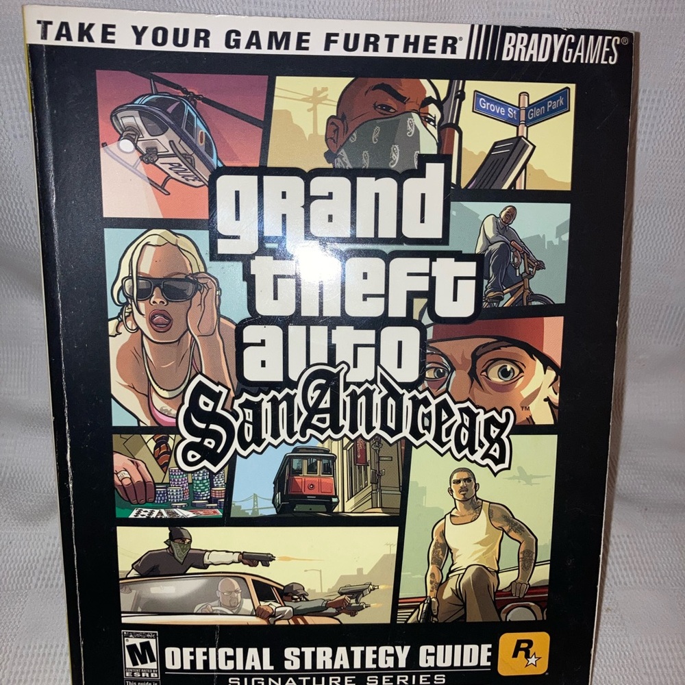 Grand Theft Auto San Andreas Game Book